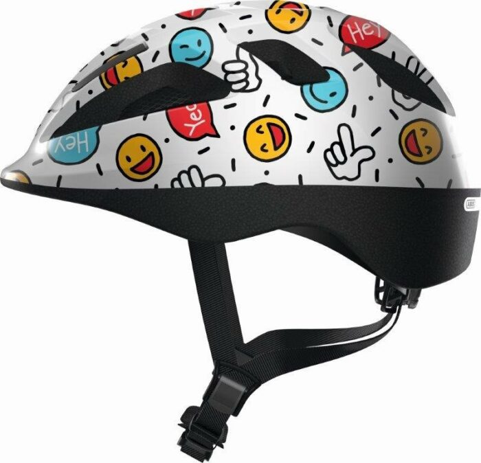 Abus helm Smooty 2.0 White Smiley - Afbeelding 2