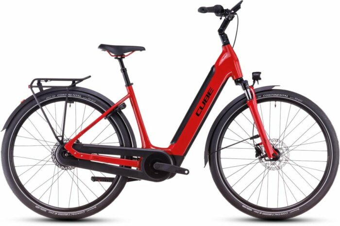Cube SUPREME HYBRID COMFORT PRO 625 Firered/black