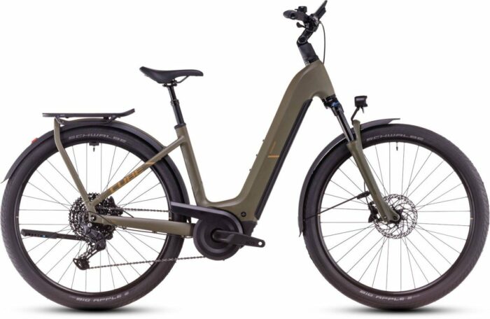 Cube KATHMANDU HYBRID PRO Dustyolive/gold